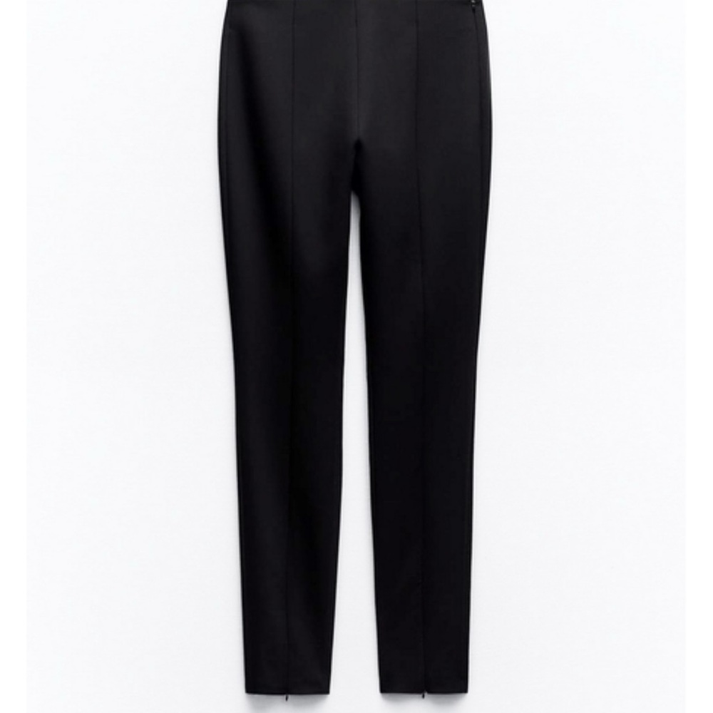 NWT Zara Black Slim Fit Trousers